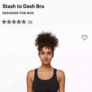 lululemon athletica Stash to Dash Bra — Black